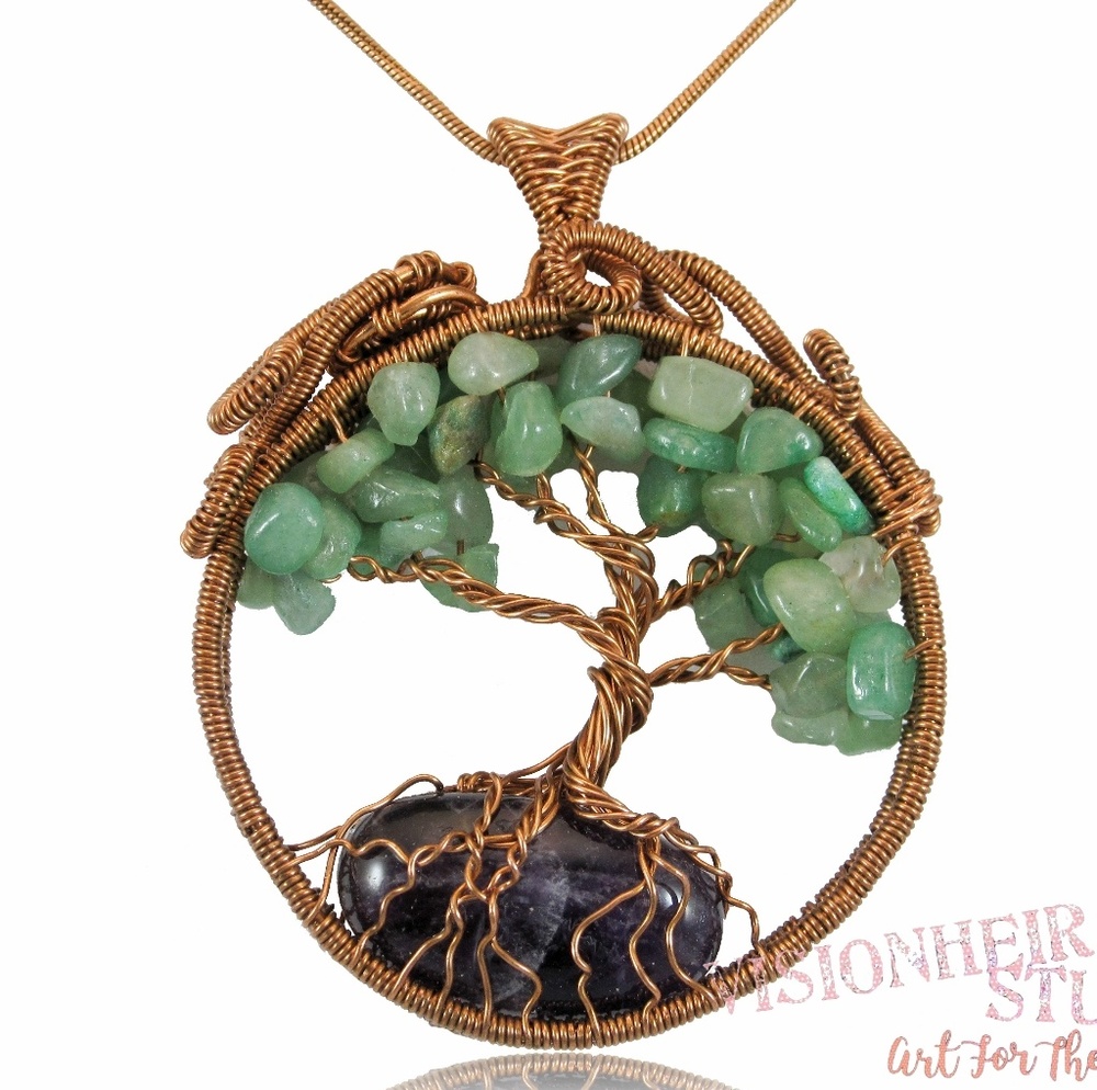 Tree of Life 3D wrapped in copper